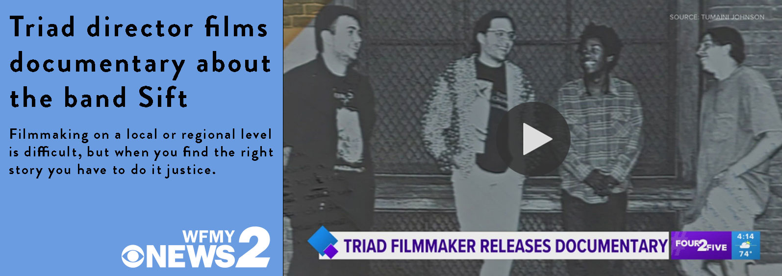 Sift interview on WFMY News 2